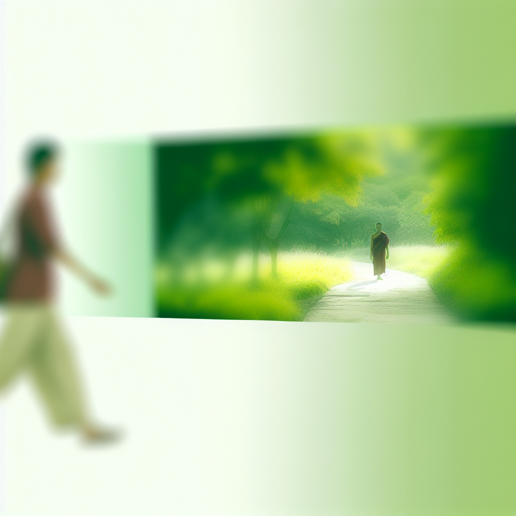 Mindful evening walk